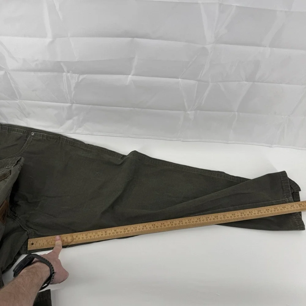 Men's‎ Olive Wrangler Ripstop Cargo Pants Drab Vintage Military Style 31x29